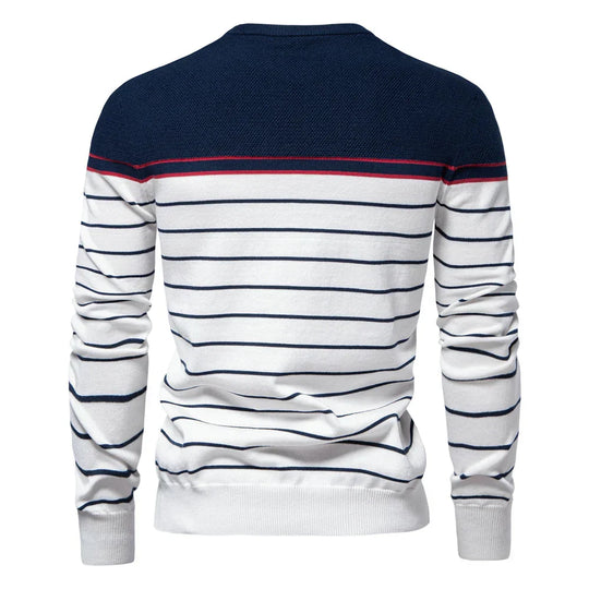 Vincenzo | Maglione da uomo con motivo a righe