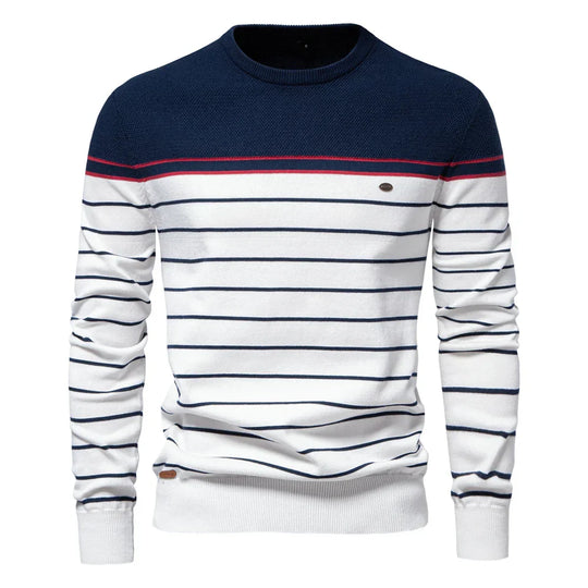 Vincenzo | Maglione da uomo con motivo a righe