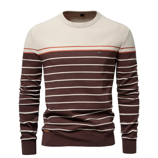 Vincenzo | Maglione da uomo con motivo a righe